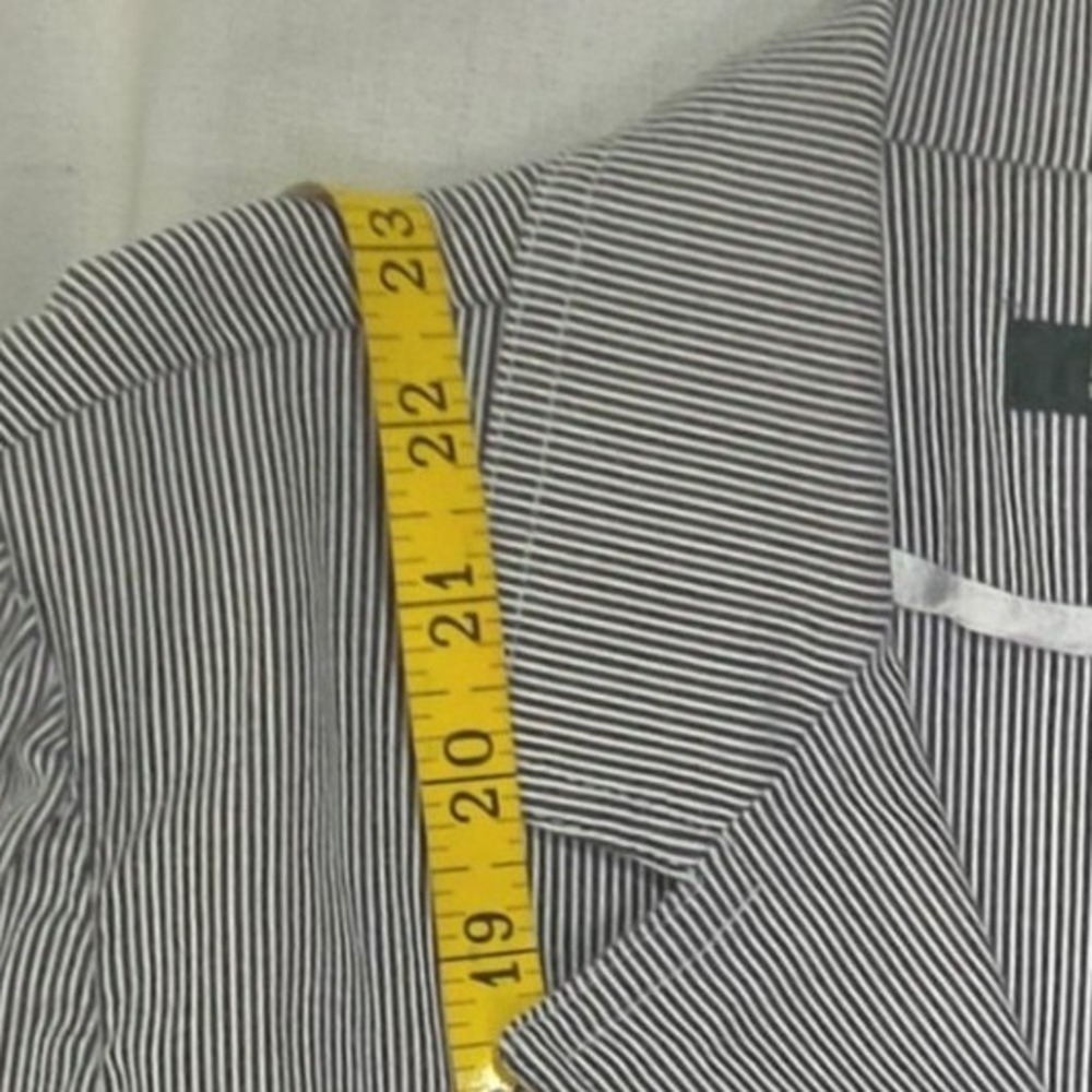 Lauren Ralph Lauren Blazer Women Large Navy White Striped Excellent Tailored - Picture 6 of 10
